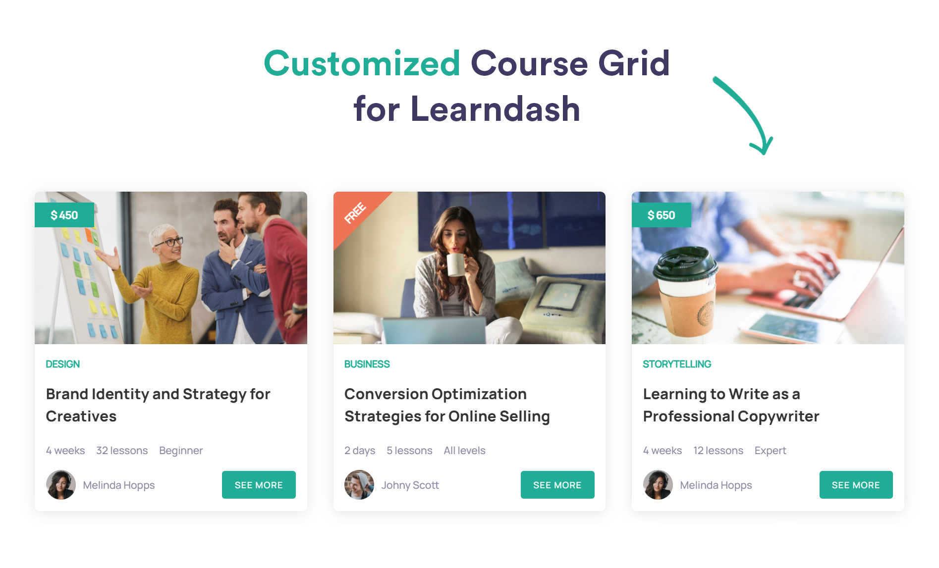 Customized-Course-Grid